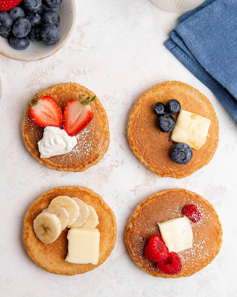 10g 100% (Pack 1) Miss Jones Baking Original Oat Pancake and Waffle Mix - Made with Oat Flour, Gluten Free, of Protein