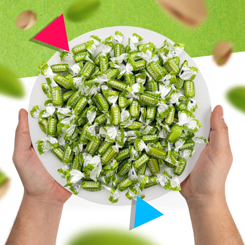 1 Rossana Pistachio Candy | Pound Bag | Italian Candy | Individually Wrapped Pistachio Toffee Treats for Office Bowls