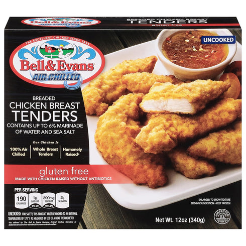 Bell & Evans Gluten-Free Breaded Chicken Breast Tenders, 12 OZ