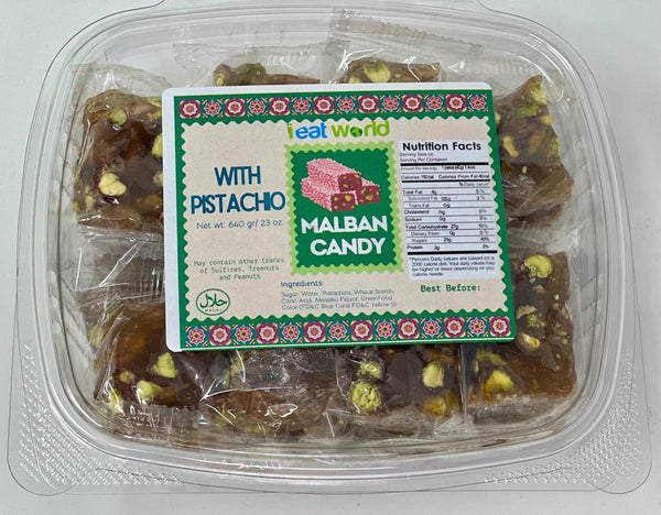 IEATWORLD Premium Malban & Nougat Candy Assortment 12 Varieties of Nut & Fruit