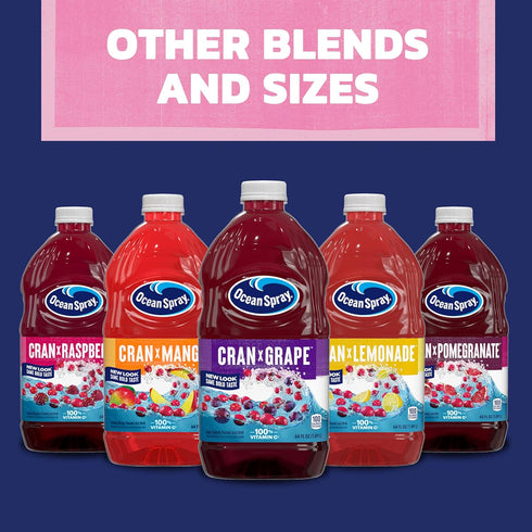 64 Oz (Pack 1) Ocean Spray White Cran-Strawberry Juice Drink, Fl Bottle
