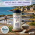 13oz. Celtic Salt Grey Coarse Grain Unrefined Mineral Sea Salt Hand Harvested in France XL Bottle by SPQR Seasonings
