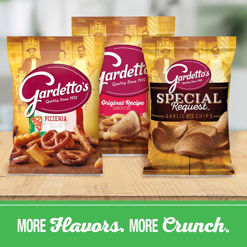 Gardetto's 8.6 oz Snack Party Mix, Pizzeria, Savory Pub Mix Snack Bag