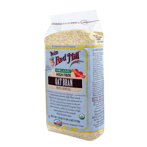 18 (Pack 4) Bob's Red Mill Organic Oat Bran Hot Cereal, Ounce