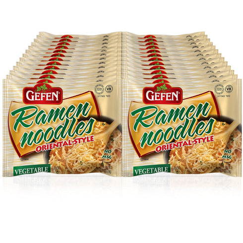 Gefen Ramen Noodle Vegetable Flavored, 3-ounces (Pack of24)