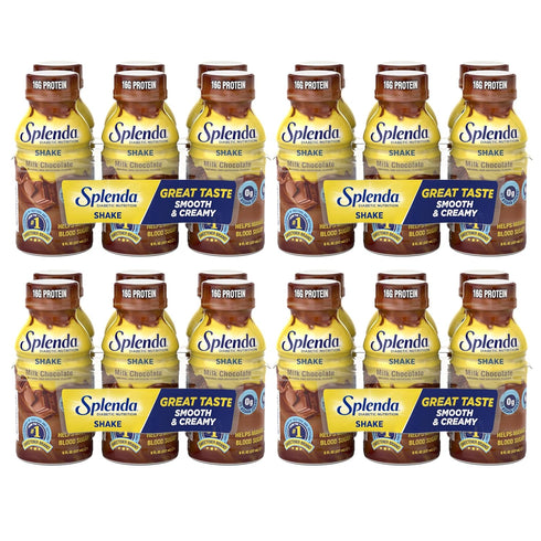 SPLENDA Diabetes Nutrition Shakes - Meal Replacement Shake, Milk Chocolate, 8 Fl