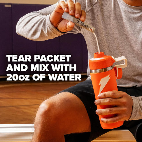 Packets, (Pack 32) Gatorade G Zero Powder Orange