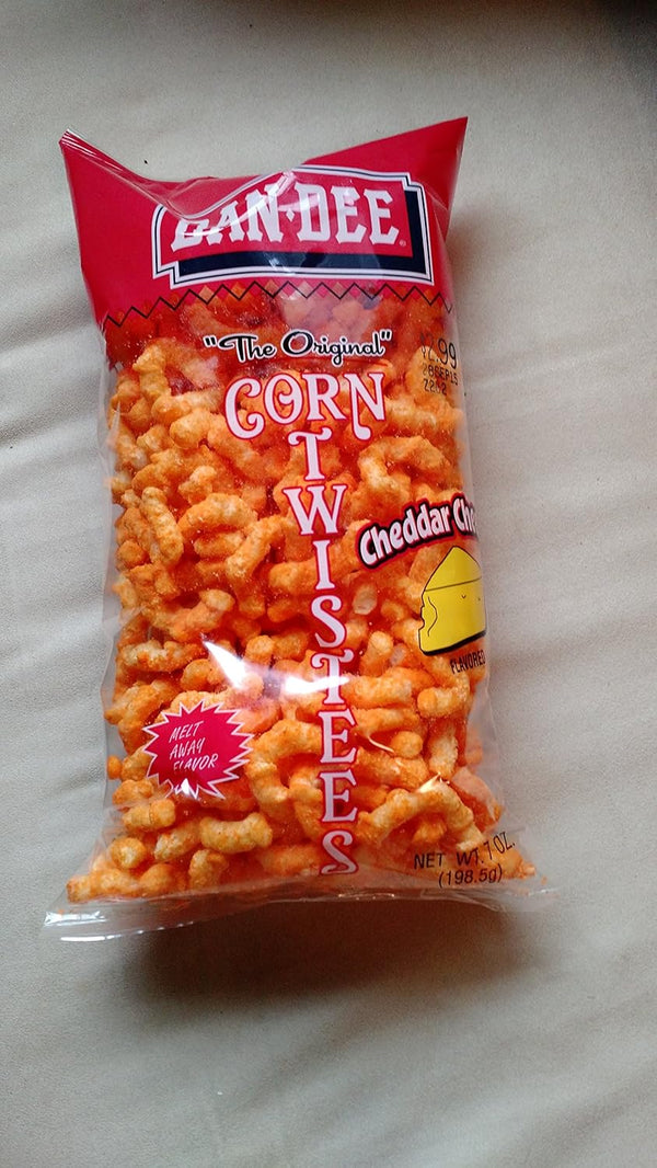 Dan Dee Cheddar Cheese Flavored Corn Twistees, 7.5 oz