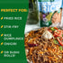 8 Oz (Pack 6) Lotus Foods Organic Brown Jasmine Rice Heat & Eat Pouch - Jasmine Rice, Gluten Free Brown Rice, Organic