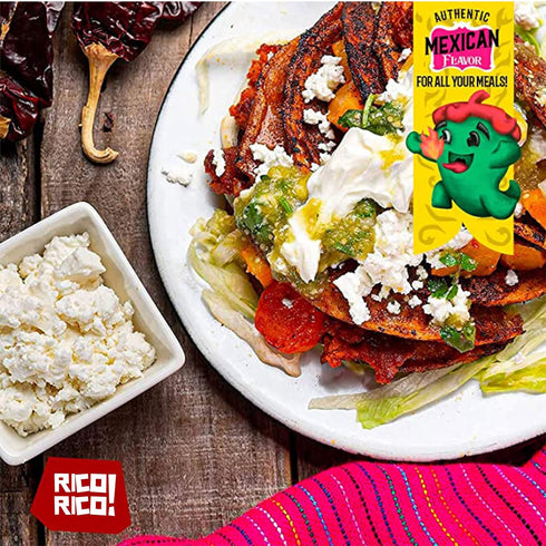 RICO RICO Dried Ancho Chiles 4 Oz - Premium 100% Natural Dried Chili Peppers for Salsas, Mole, and Enchiladas