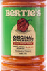 Bertie's Original Pepper Sauce, 17 Oz/500ml | Fresh Trinidad Moruga Red & Scotch Bonnet Peppers