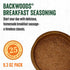 25 8.3 Packet LEM Products Backwoods Breakfast Fresh Sausage Seasoning, Ideal for Wild Game and Domestic Meat, Seasons