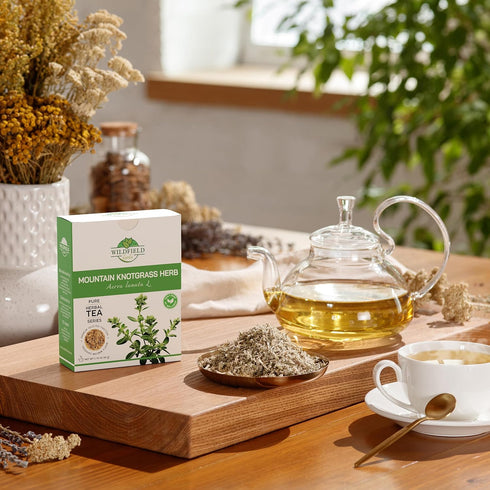 1.8 oz Mountain Knotgrass Tea, Dried Cut Herb Herbal Tea (Aerva Lanata)