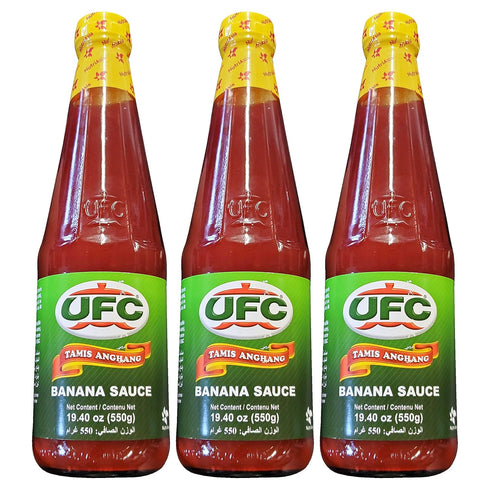 UFC Filipino Tamis Anghang Banana Sauce - 3 Pack, Total of 58.2oz