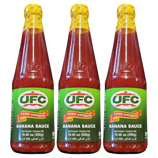 UFC Filipino Tamis Anghang Banana Sauce - 3 Pack, Total of 58.2oz