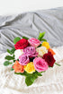 Dozen From You Flowers - One Rainbow Roses with Glass Vase | Fresh Flower Bouquets for Mother's Day, Birthday
