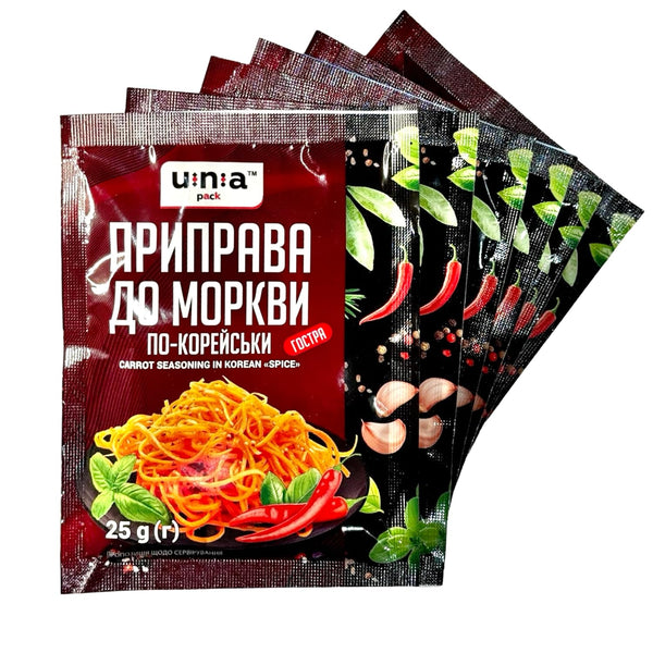 TEAMORE Una - Korean Carrot Seasoning, Spicy & Hot, Authentic Flavor Enhancer for