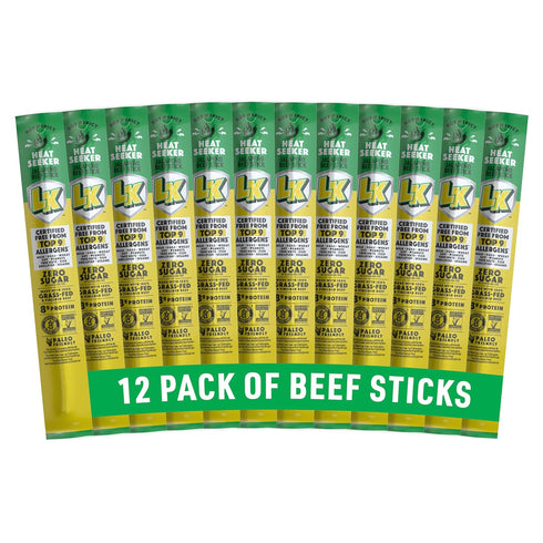 Lorissa's Kitchen Heat Seeker Jalapeno Beef Sticks - (Pack of 12) 1
