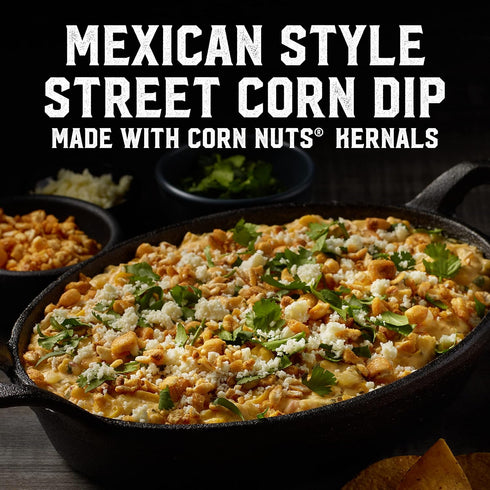 Packs 7 (Pack 12) CORN NUTS Mexican Street Corn Flavored Corn Kernels, Crunchy Corn Snacks, Snack Box, Variety Food