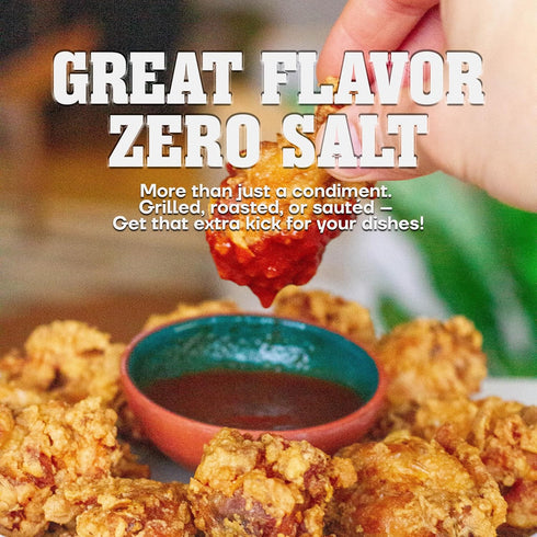 Palo Alto Firefighters Pepper Sauce (8.5oz) - Salt Free Pepper Plant Hot Sauce, No Sodium Hot Pepper Sauce, No Salt Sauces