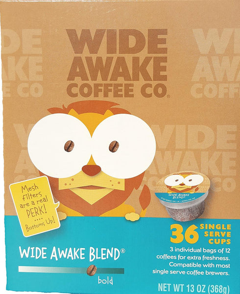 BUTO Wide Awake Coffee Wide Awake Blend Single Serve Cups 36 Count