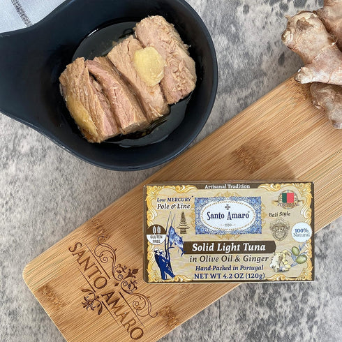 6 (6 Hand-Packed Discoverer Flavor Variety Pk Canned Wild Pole & Line Tuna Fillet in Olive Oil Pk) Mediterranean Diet