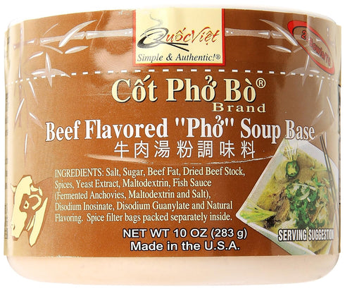 10oz Quoc Viet Foods Beef Flavored "Pho" Soup Base Cot Pho Bo Brand
