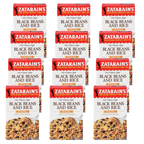 7 oz (Pack 12) Zatarain's Black Beans & Rice