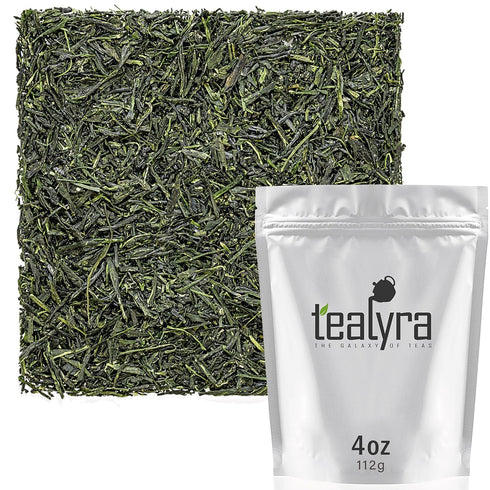 Tealyra - Hibi Uji Gyokuro Luxury Japanese Green Loose Leaf Tea - Rich Umami, 112g (4-ounce)