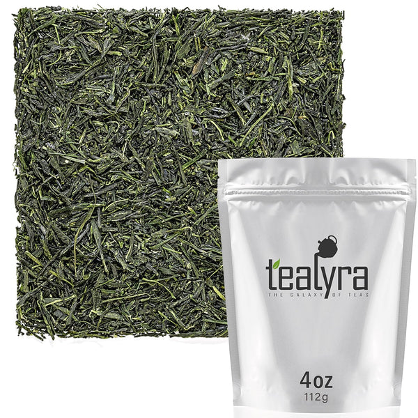 Tealyra - Hibi Uji Gyokuro Luxury Japanese Green Loose Leaf Tea - Rich Umami, 112g (4-ounce)