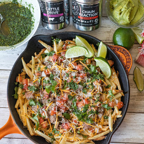 Casa M Spice Co Cattle Drive Beef Seasoning, Original, Stainless Shaker, Very Low Sodium, Gluten Free, Keto-Friendly