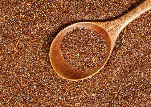 3 Organic Whole Grain Teff, Pounds Non-GMO Super Ancient Grain, Brown Seeds, Good Source of Protein and Iron, Great