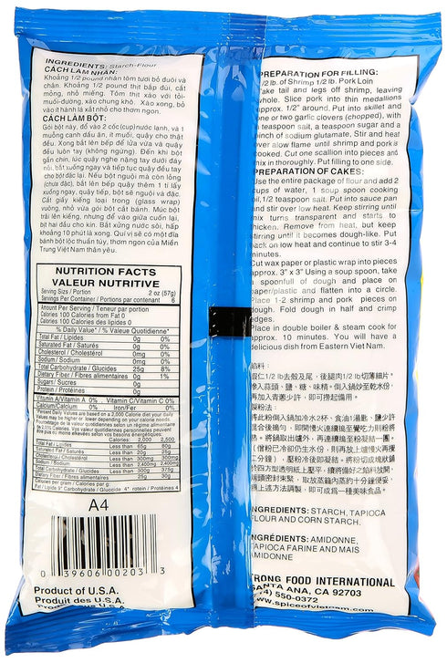 Pyramide 12 Oz. Flour for Clear Roll Cake (Banh Bot Loc)