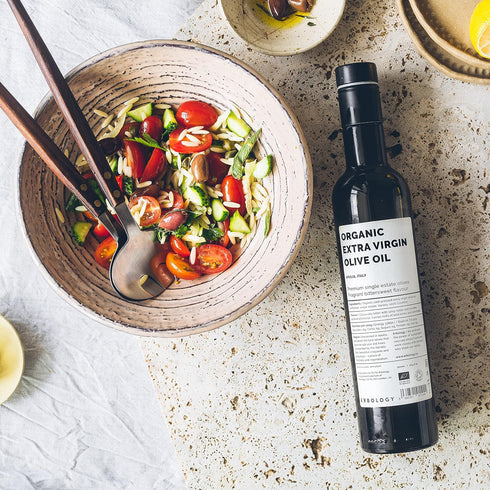17 oz 742 0.15% 100% Erbology Organic Extra Virgin Olive Oil fl - Early Harvest - mg/kg Polyphenols - Free Acidity