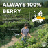3.2 Organic Whole Blackberries Fresh Freeze Dried Fruit Ounce Bag - No Sugar Added Dehydrated Whole Blackberries Snack