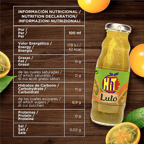 237 ml. 6 Pack/Juice 8 oz. 6 Pack. HIT Jugo Sabor Lulo - Lulo Flavor fl.