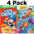 18 oz (4 Pack) Cap'n Crunch Cereal, Original, Large Size Boxes
