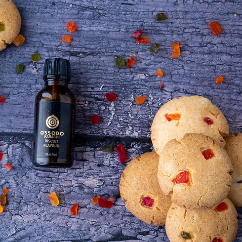 Ossoro Essence Karachi Biscuit Food Flavour, No Sugar Added, Non-GMO, Gluten-Free for Baking