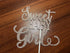 Sweet Baby Girl Cake Topper - Rose Gold Glitter Baby Shower Cake Topper for Its A Girl Celebration