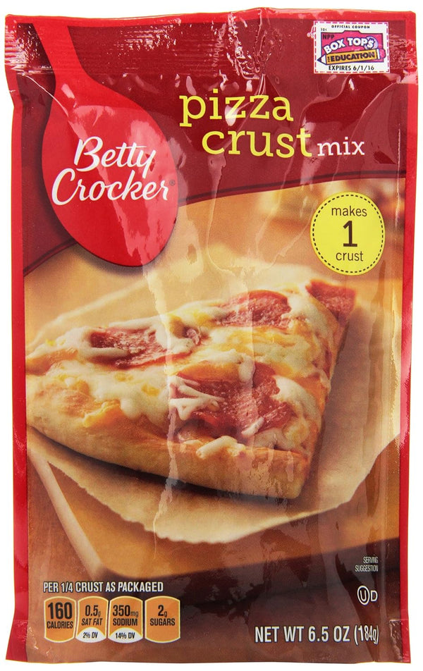 Betty Crocker, Pizza Crust Mix, 6.5 oz, 9 Pack