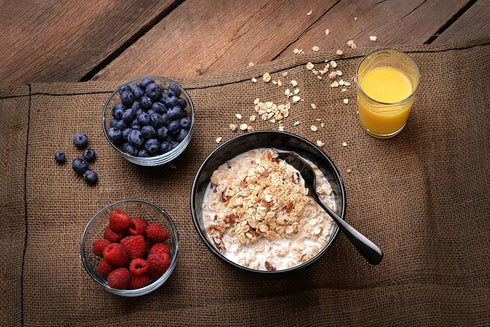 1 lb, 3 Pack, Burl Barley Granola, Maple Syrup & Pecan Granola, Whole Grain Barley Cereal, Rolled Barley Grain
