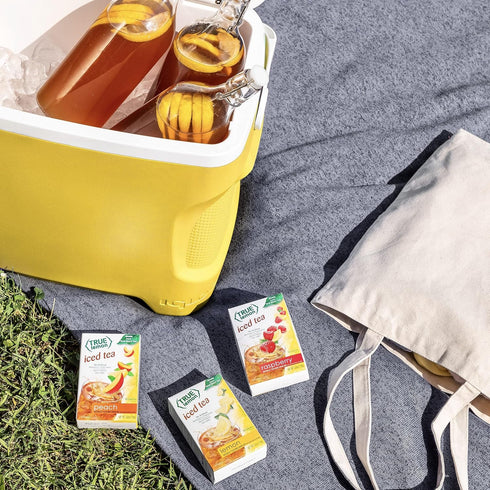 6 12 pack True Lemon Peach Iced Tea, ct