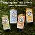 36 Count The Republic of Tea SuperShroom Calm Reishi Herbal Tea, Organic Rooibos, Cocoa and Dandelion Root Blend, Low