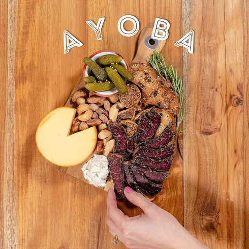 (2 Pack 1) 30 Ayoba Traditional Grass Fed Beef Biltong Slices Ounce, of - Keto Friendly Air-Dried Grass Fed Beef Paleo