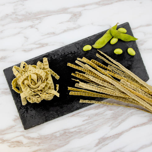 8 oz (6 Pack) The Only Bean - Organic Edamame Fettuccine Pasta - High Protein, Keto Friendly, Gluten-Free, Vegan