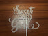 Sweet Baby Girl Cake Topper - Rose Gold Glitter Baby Shower Cake Topper for Its A Girl Celebration