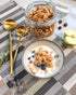 3 Food to Live Organic Golden Crunchy Granola, Pounds - Small Batch, Handcrafted, Bulk, Great as Snack for Breakfast