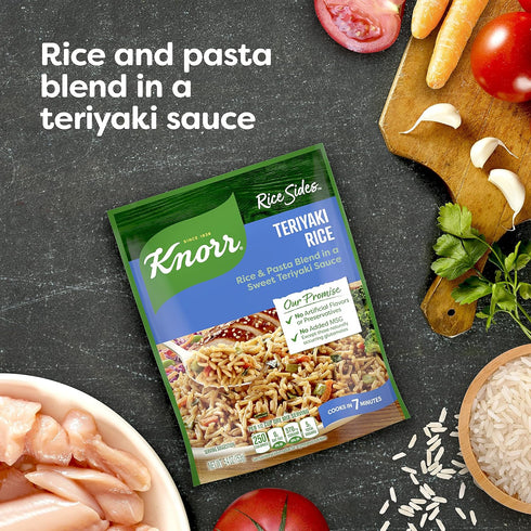 5.4 oz (Pack 8) Knorr Rice Side Dish, Asian Teriyaki
