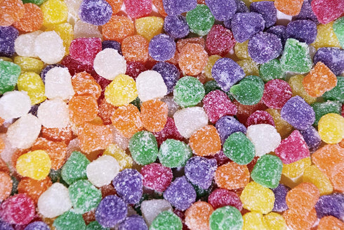 DM Sweets 1 lb Spice Drops Bulk Bag of Assorted Spiced Gumdrops SugarSanded Chewy Candy in Cinnamon, Clove