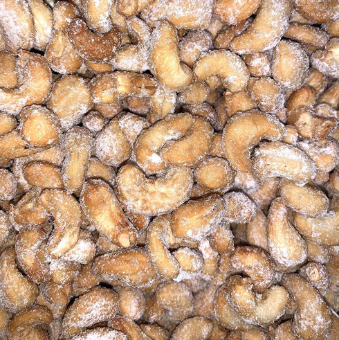 SweetGlob (2 Honey Roasted Cashews Sweet & Crunchy Premium Roasted Cashew Nuts, Fresh Snack, Resealable Bag Pound)